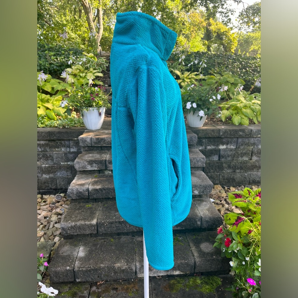 PATAGONIA Re-Tool Snap-T Epic Blue X-Dye Fleece Pullover Sweater Women’s Size M - Picture 5 of 12